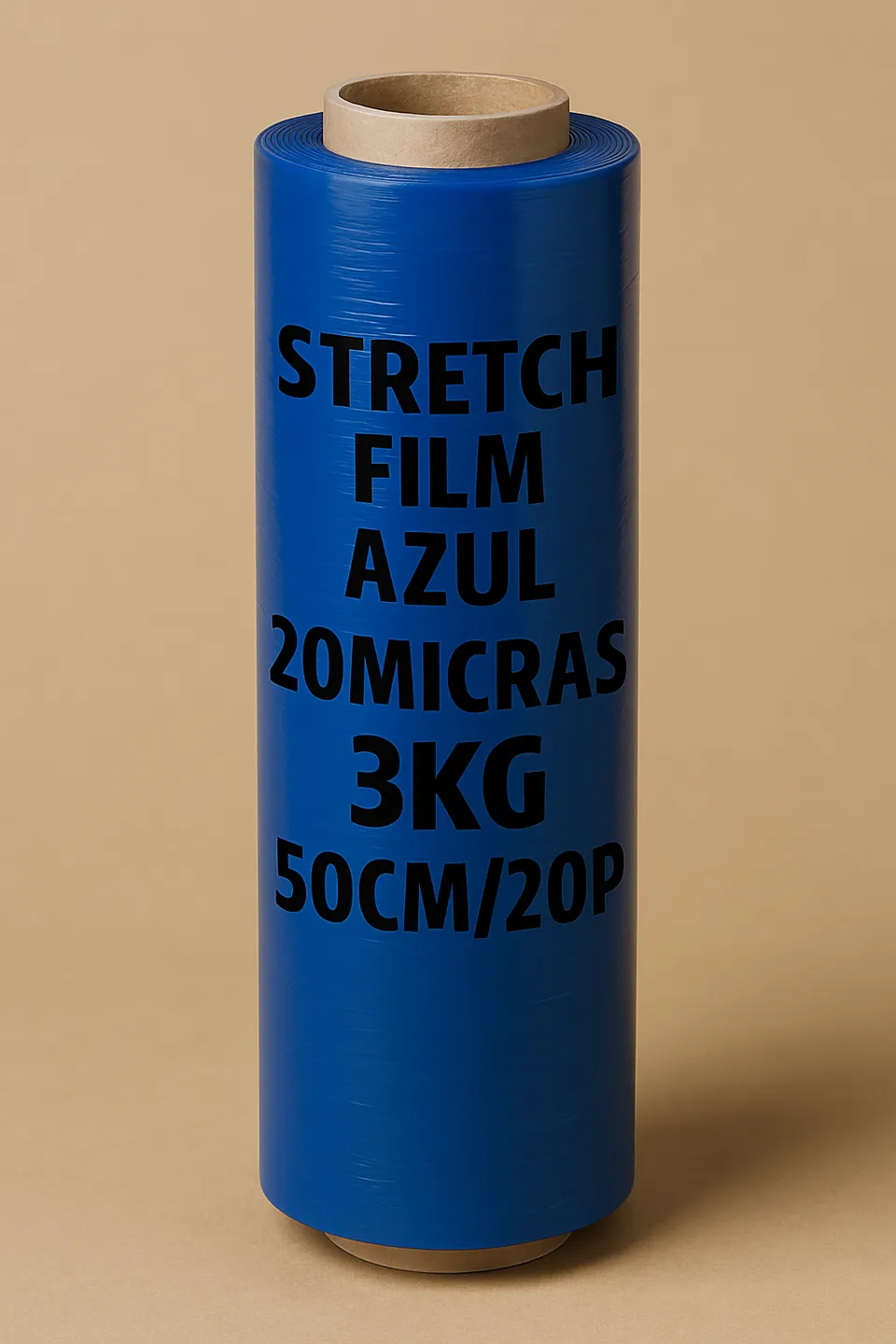 STRETCH FILM AZUL 20MICRAS 3KG 50CM/20P