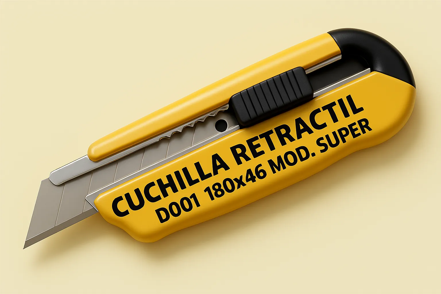 CUCHILLA RETRACTIL 18MM D001 180X46 MOD. SUPER