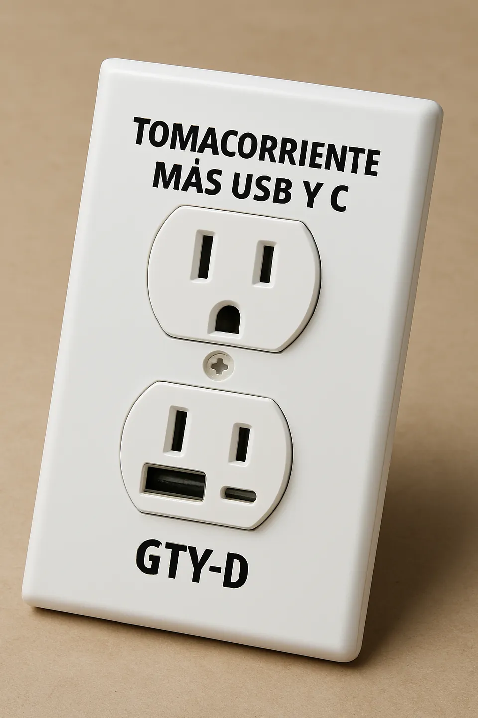 TOMACORRIENTE MAS USB Y C GTY-D