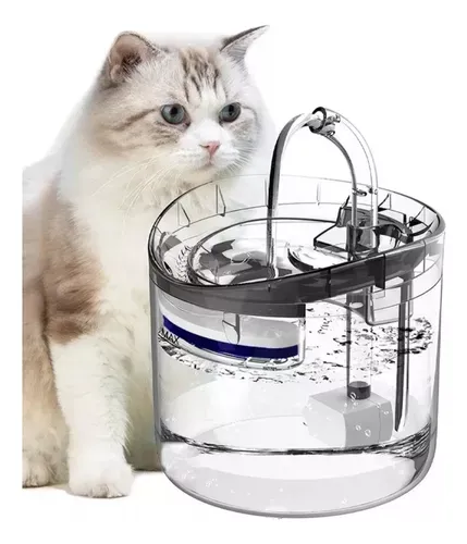 Fuente De Agua Para Mascotas Transparente