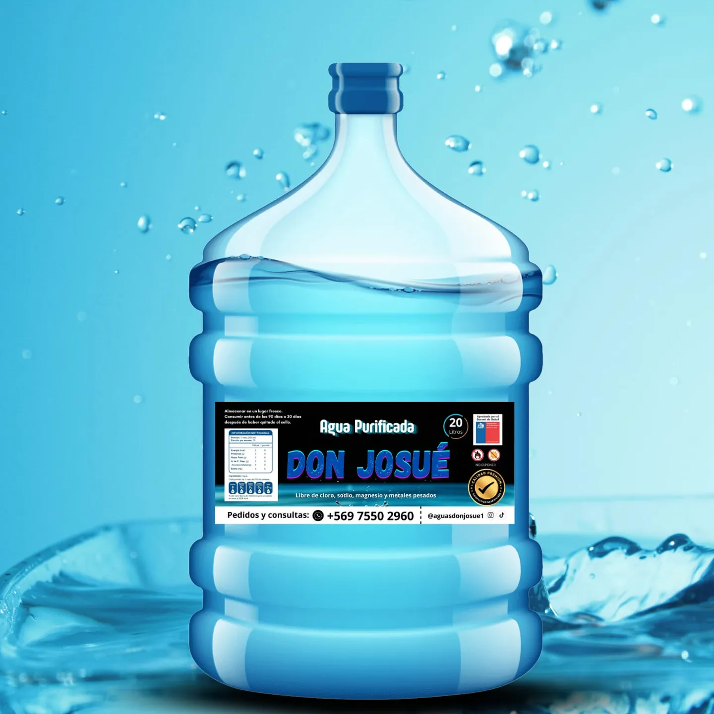 Agua Purificada de 20Lts
