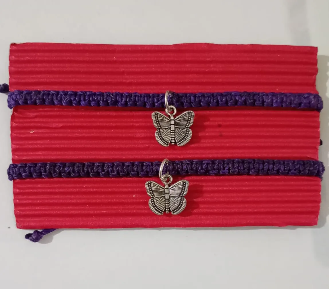 Pulseras de hilo encerado 