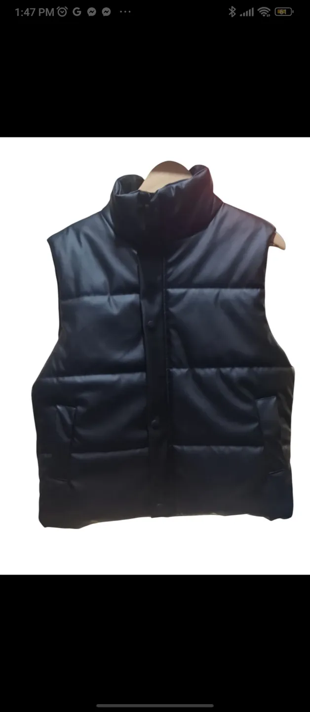Chalecos eco cuero 