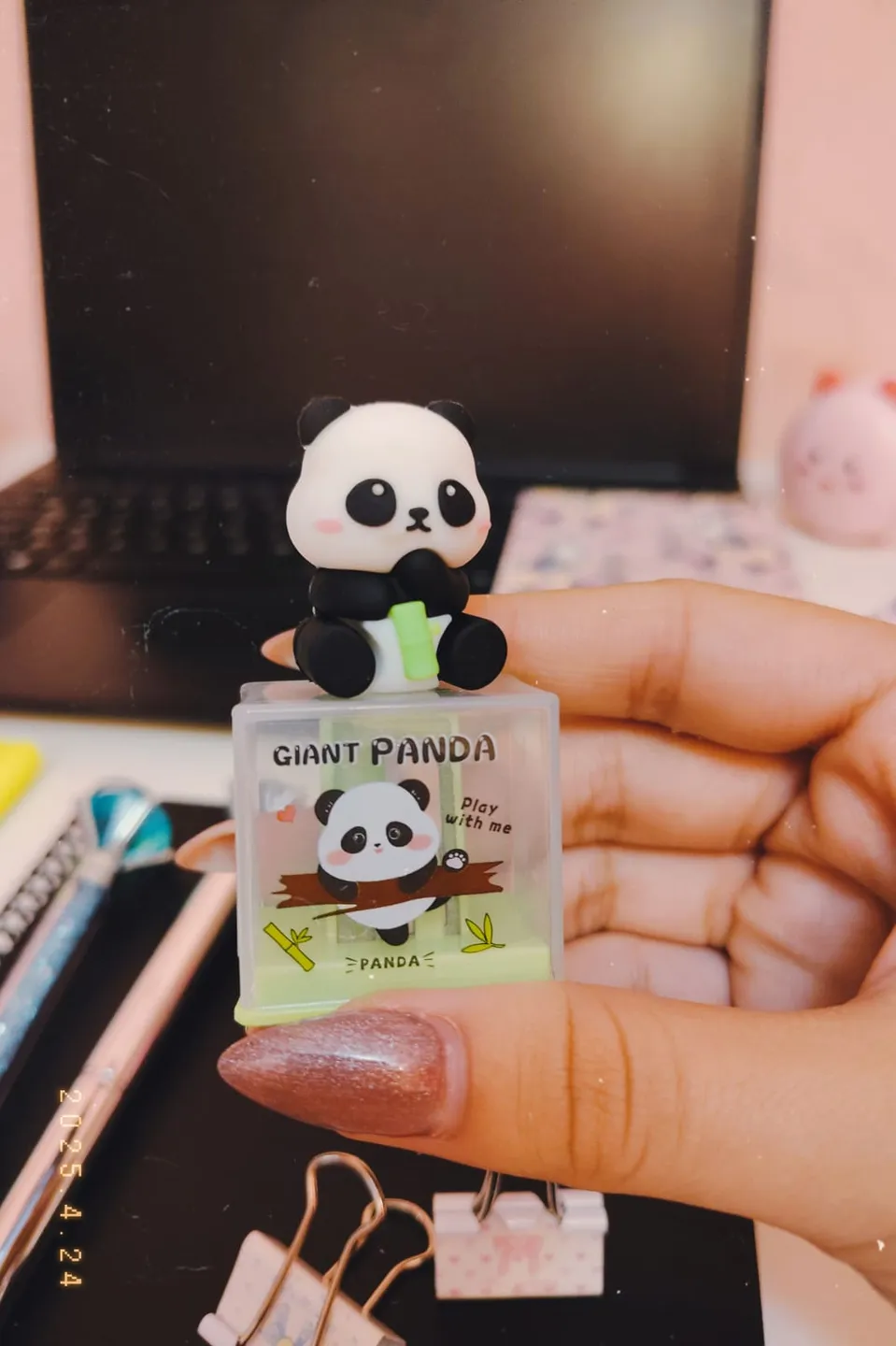 Sacapuntas de panda