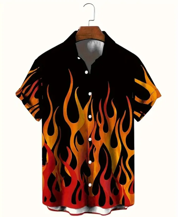 Camisa llamas del infierno 