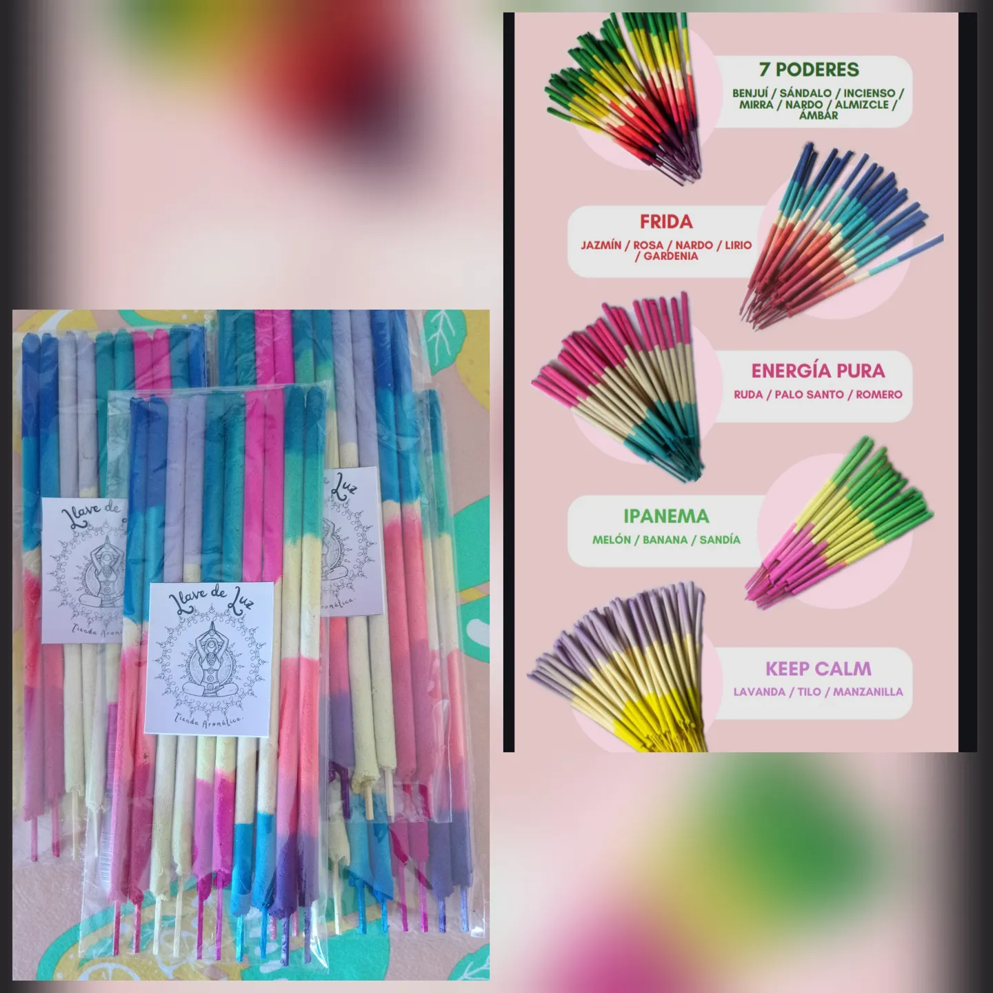 Sahumerio Línea colores 