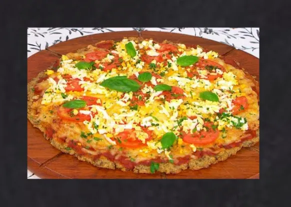 Pizza Super nutritiva de Salmón 