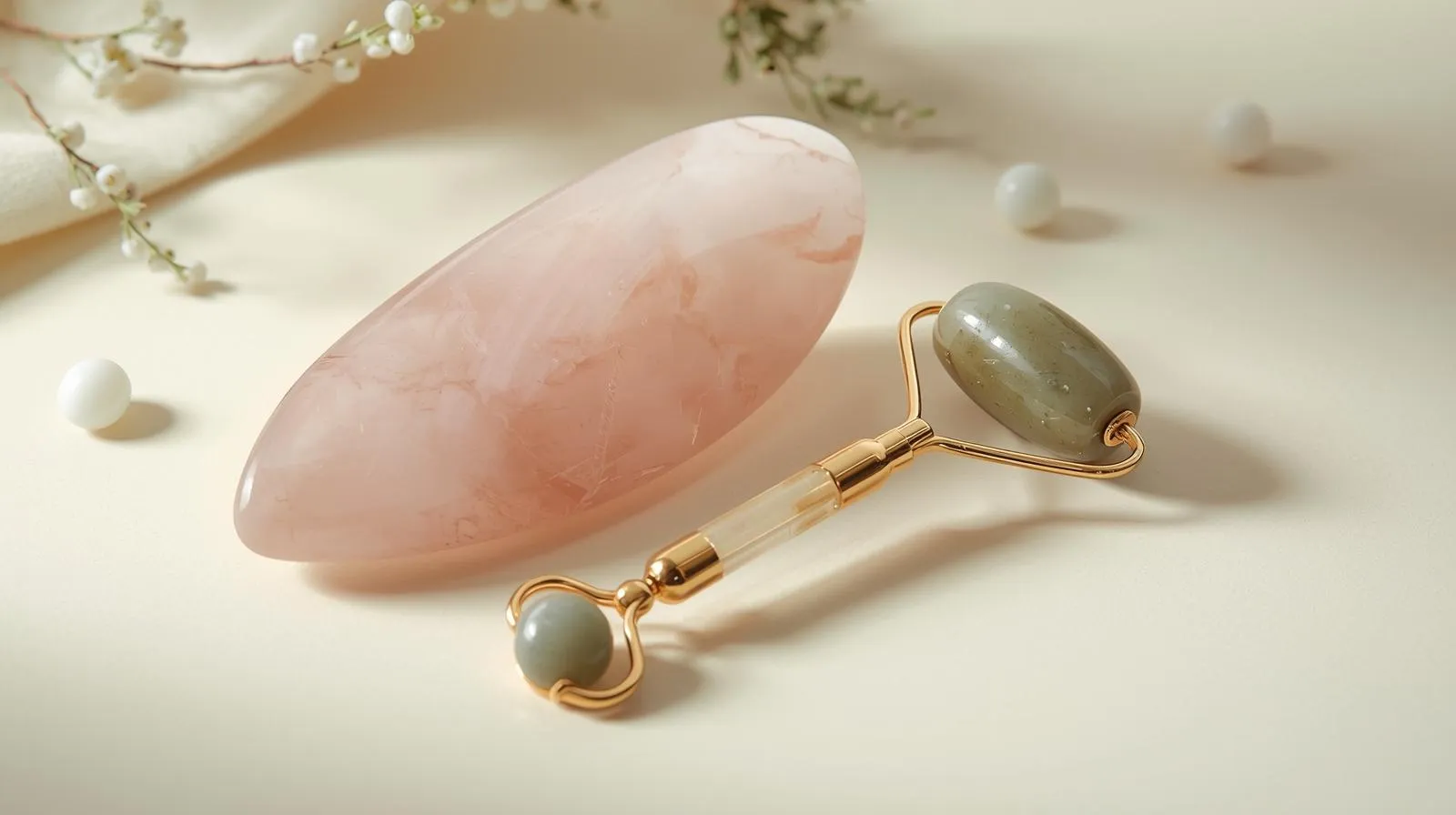 Duo Gua Sha + Rouleau Visage – GlowStone