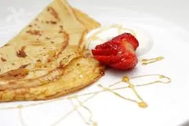 Crepe de fresa y miel 