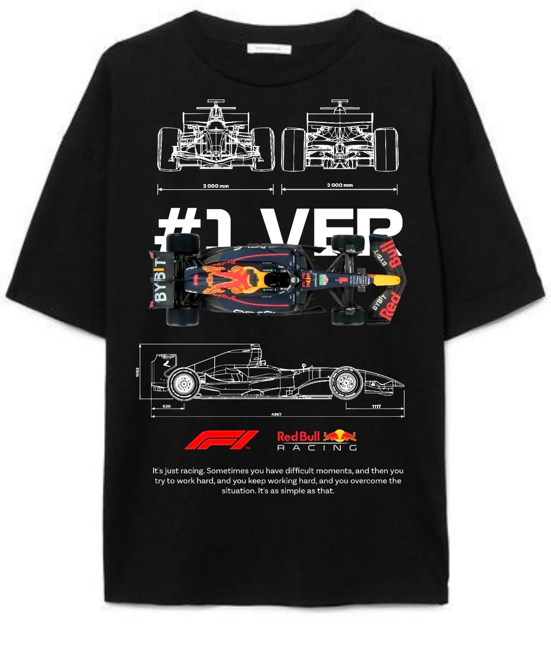 Playera Oversize 100% algodón 