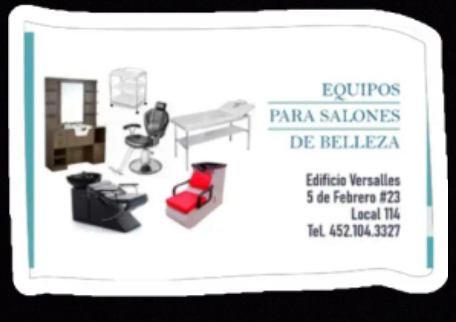 EQUIPOS PARA SALONES DE BELLEZA