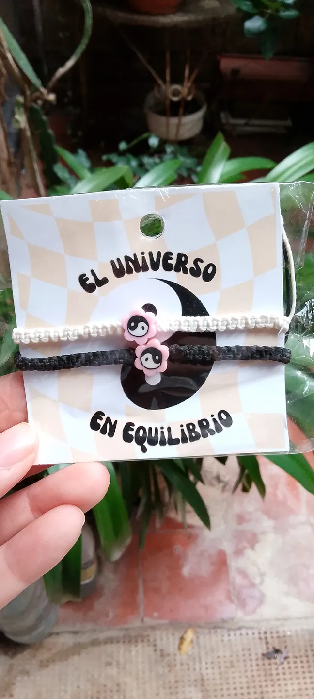 Pulseras yin y yang | flowers