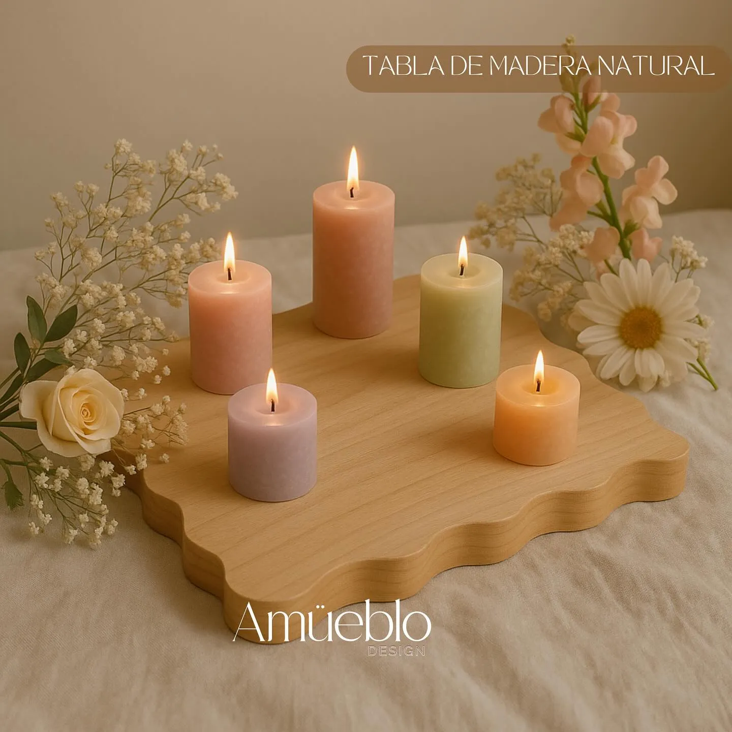 Tabla Decorativa de Madera