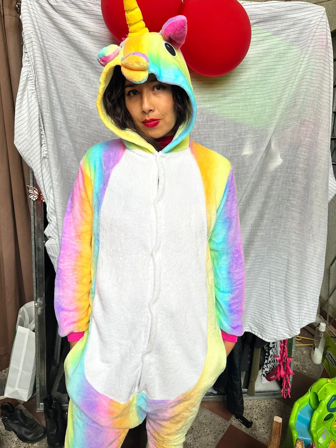 Pijama de unicornio para mujer talla L 