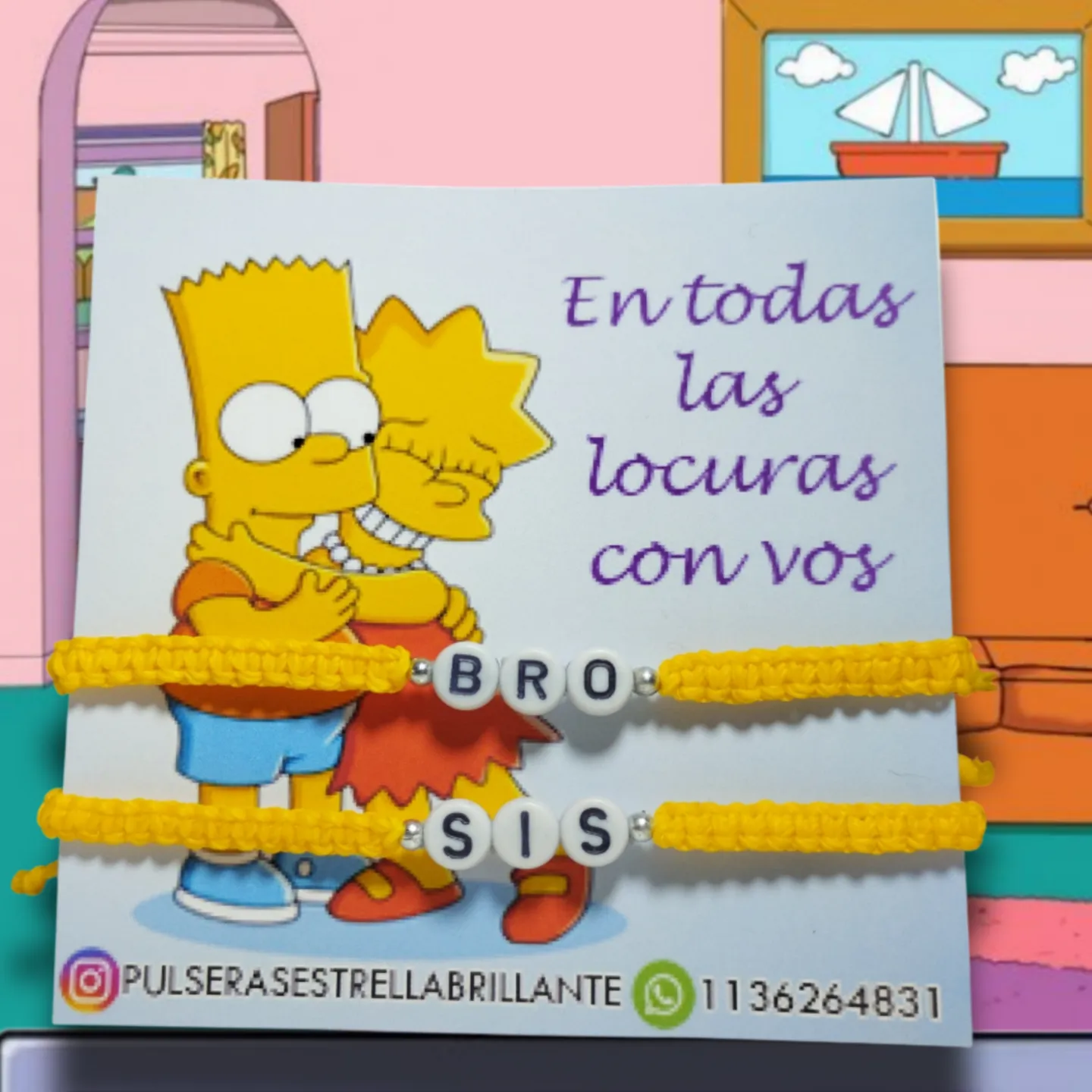 Pulsera Bart y lisa