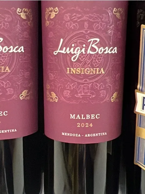 LUIGI BOSCA INSIGNIA Malbec