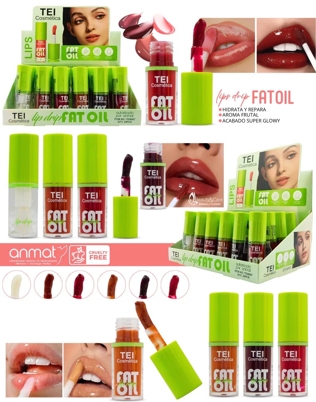 Brillo Labial Lip Drip Fat Oil TEI