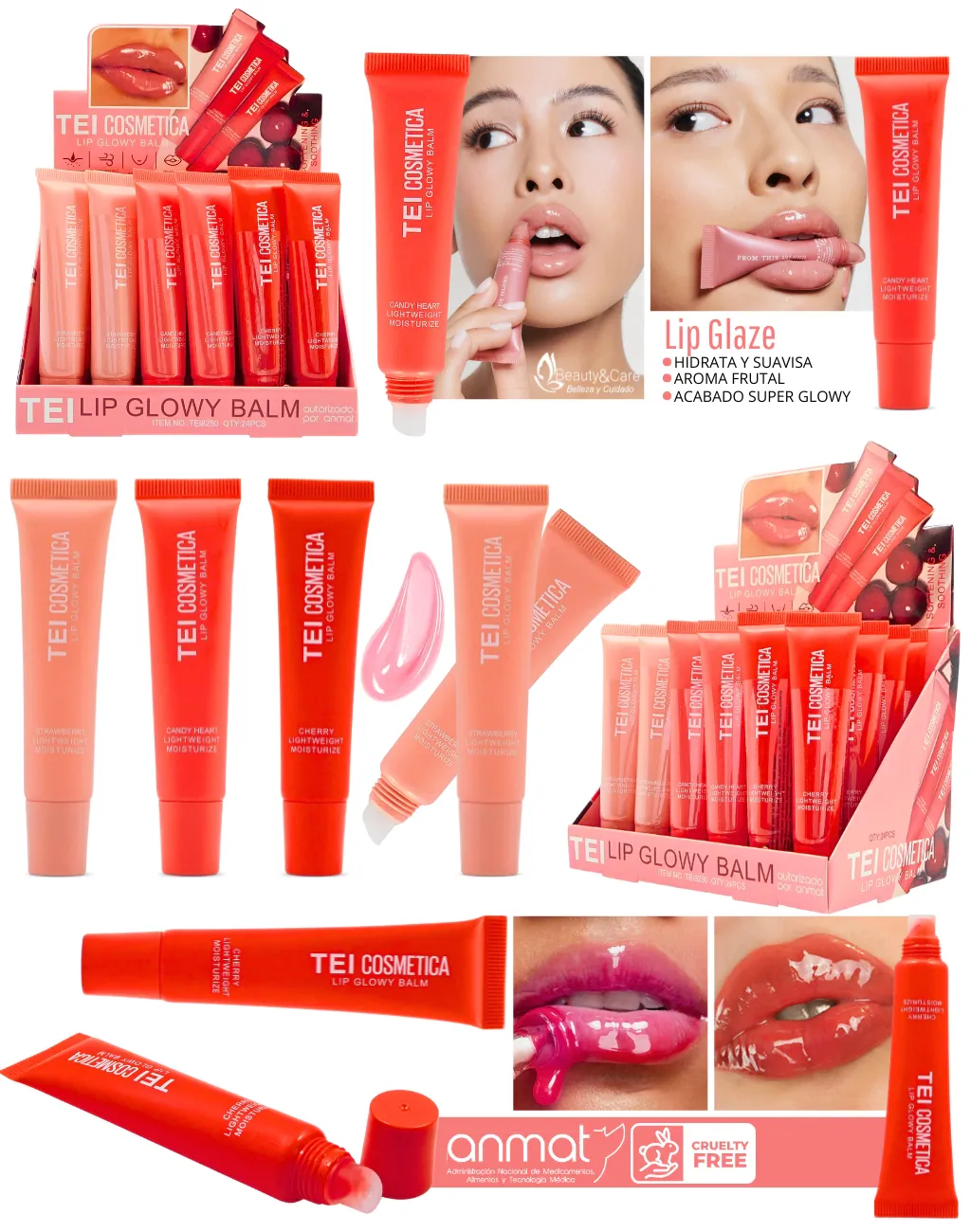 Labial Liquido Bálsamo Glowy TEI